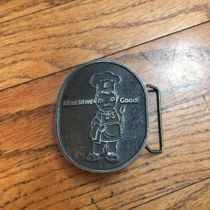 Vintage Campbell Soup Belt Buckle